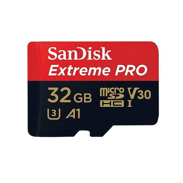 SanDisk Extreme PRO Micro SDHC 100MB s UHSI Card with adapter 32GB