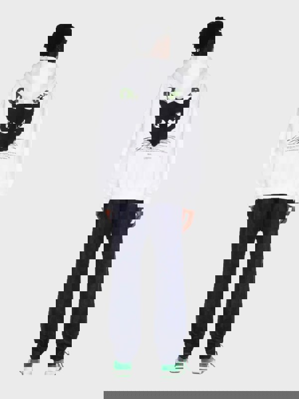 Off-White Cat Skate Hoodie White