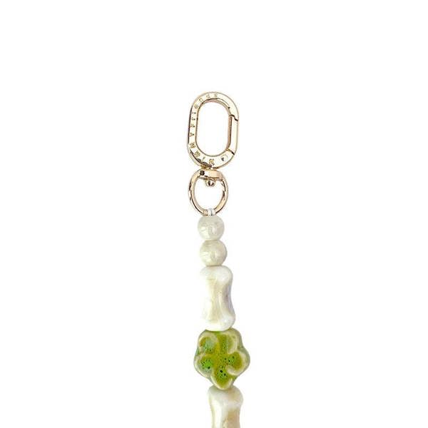 Nimmy Friends Nimmy Big Eye Cute Pet Teddy Mobile Phone Chain Bag Charm Ceramic Bracelet Brown - N-XDY-SL-014