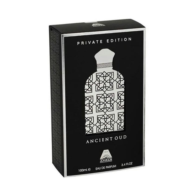 Anfar Ancient Oud Private Edition 100ml EDP box front view