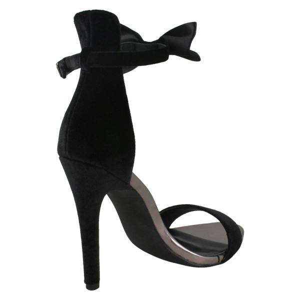 Spot On Ladies Spot On Bow Ankle Strap Sandals