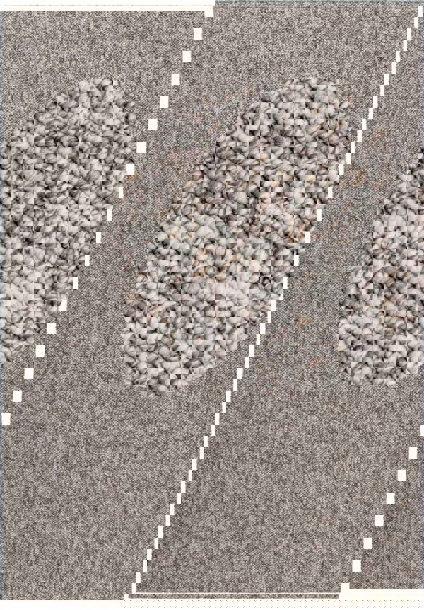 Rocco Flatweave Grey Rug – Natural Elegance