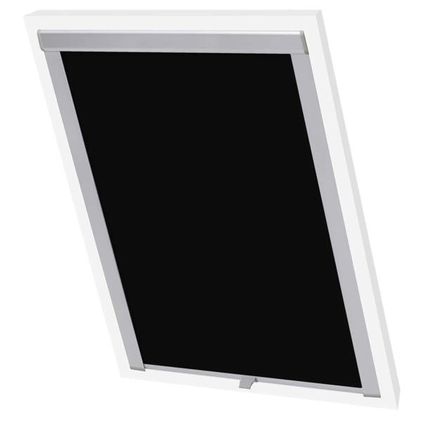 Berkfield Blackout Roller Blind Black SK06
