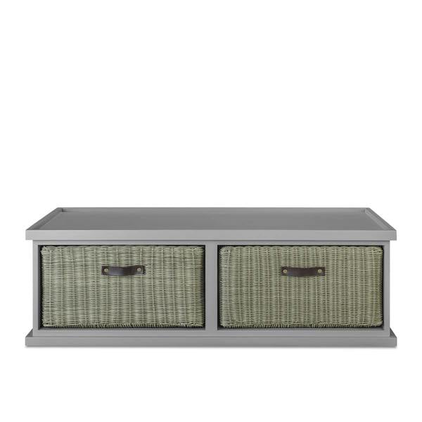 Statement Furniture Tetbury Washing Machine and Dryer Stand, Double Appliance Pedestal with Storage