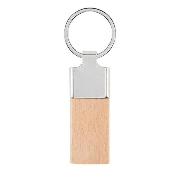 MidOcean Llaving Rubber Keyring - Wood - 