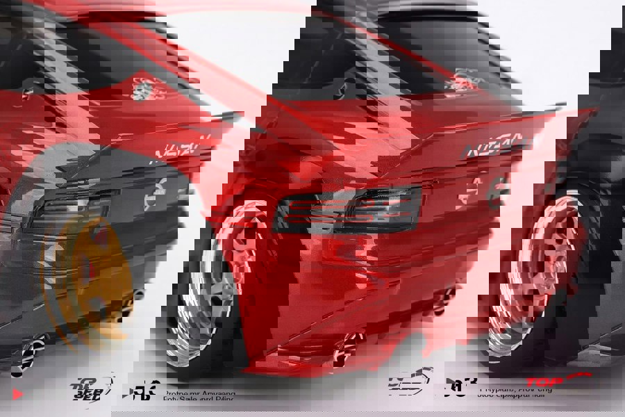 TSM Nissan Z RZ34 Pandem Passion Red 1:18 Scale TSM TS0513