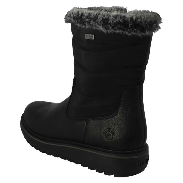 Remonte Ladies Remonte-Tex Mid Calf Stud Sole Boots D0U79
