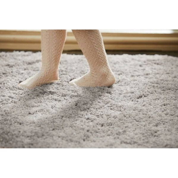 Washable Ghost Grey Shaggy Rug | Luxury Comfort | The Rugs