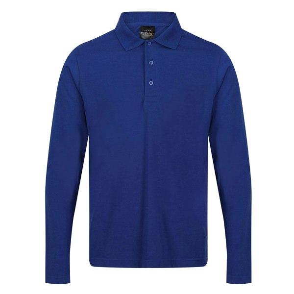 Regatta Mens Pro Long-Sleeved Polo Shirt - New Royal