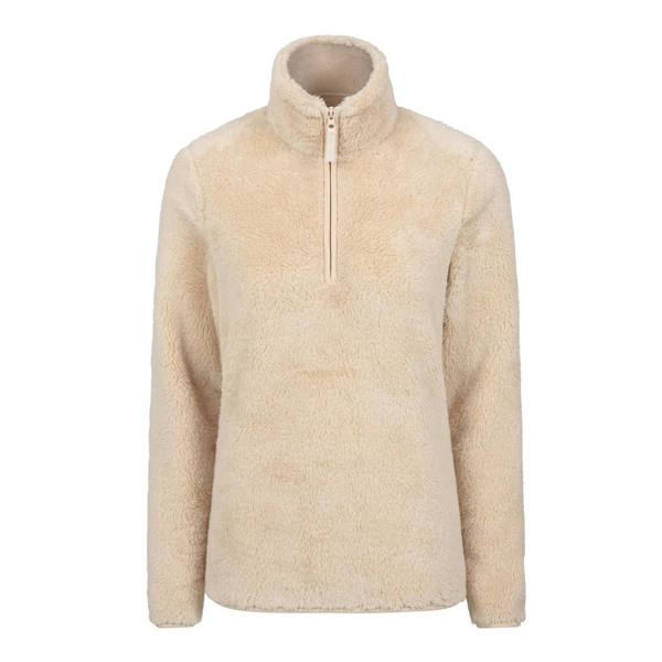 Mountain Warehouse Womens/Ladies Teddy Fleece Quarter Zip Fleece Top - Beige