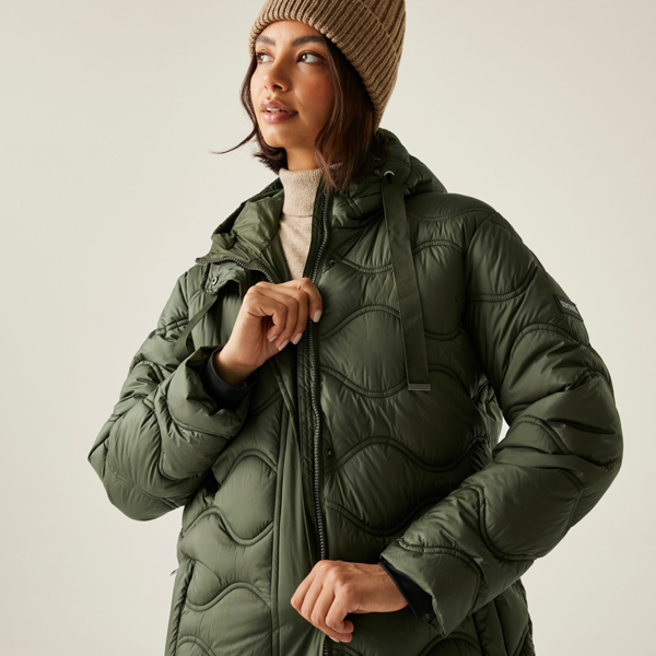 Regatta Womens Embrie Quilted Jacket - Dark Khaki