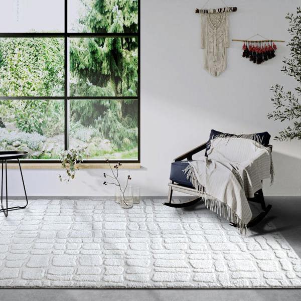 Hanse Home High Pile Rug Artistique – Soft White Shaggy Rug