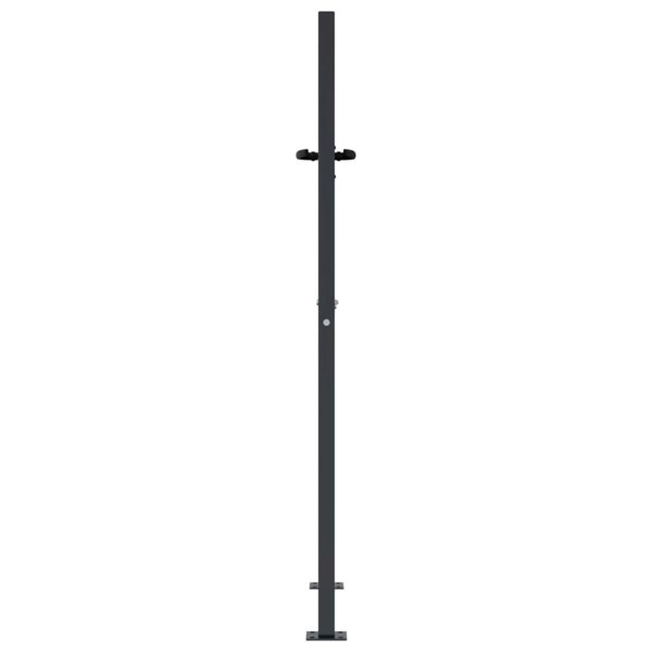 Berkfield Garden Gate Anthracite 105x155 cm Steel Grass Design