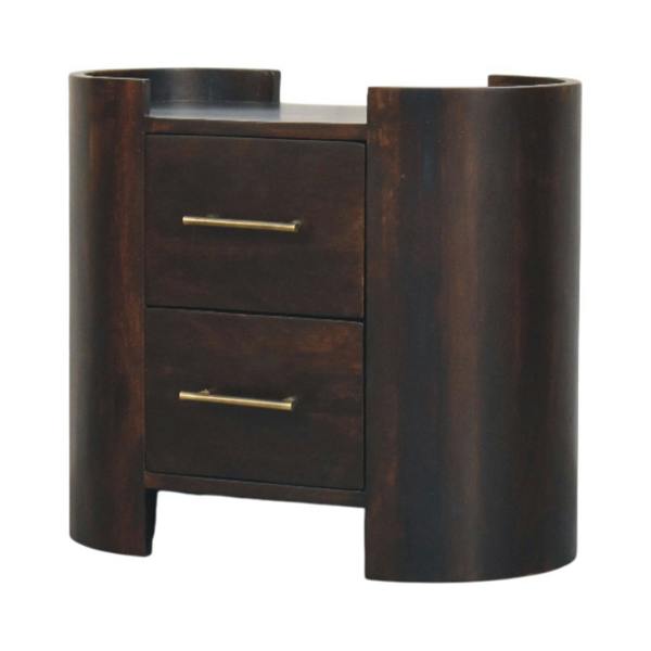 Artisan Furniture Solid Wood Valencia Two-Drawer Bedside Table