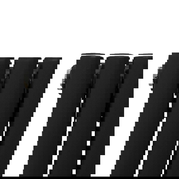 Monstershop Oval Mirror Radiator - 1800mm x 380mm - Black