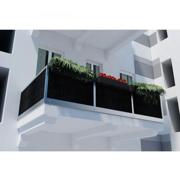 Rattan Weave Privacy Screening 1m x 1m - Evergreenery