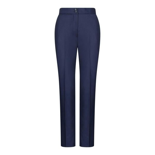 TruClothing Women's 3 Piece Tailored Fit Plain Navy Formal Office Suit