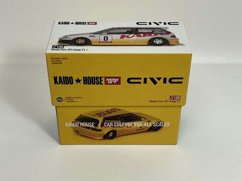 Mini GT Honda Civic EF Kanjo V1 1:64 Scale Kaido House Mini GT KHMG139