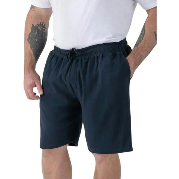 Duke Mens Mitchell 2 D555 Stretch Kingsize Shorts - Navy - 