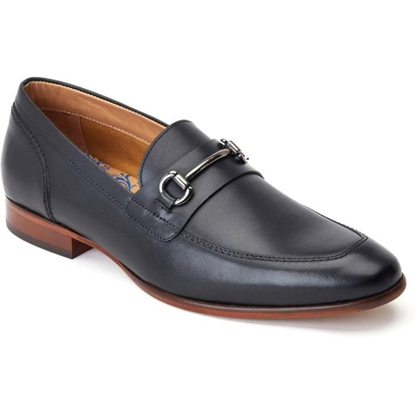 Base London Russo Leather Men's Black Loafers