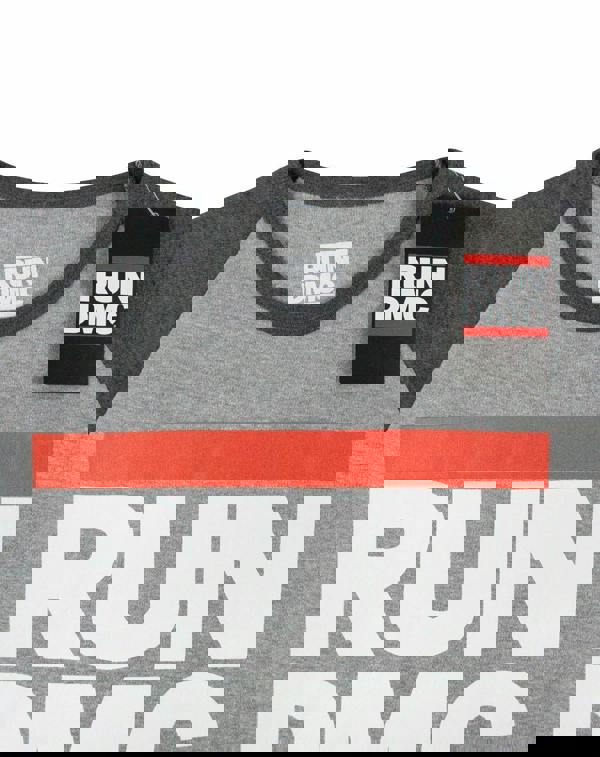 Run DMC Womens Grey Raglan Short Sleeved T-Shirt