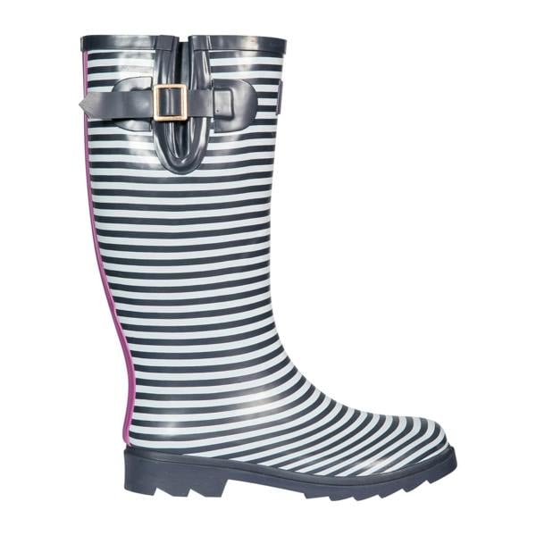 Trespass Womens/Ladies Samira Wellington Boots - Navy Stripe - 
