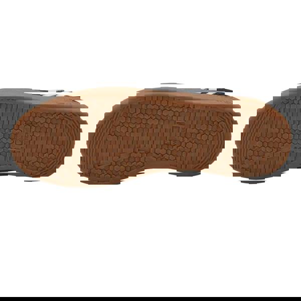 Patrick Mens Lyon Suede Cupsole Trainers - Navy/White/Gum - 