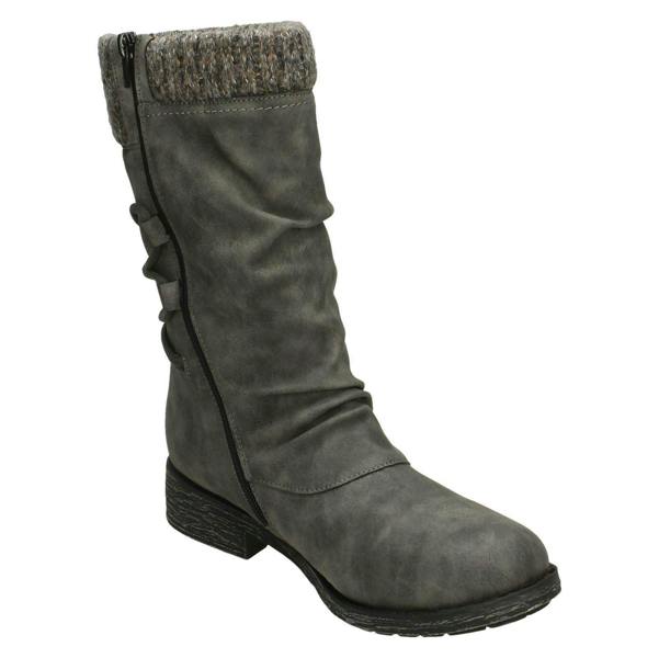 Remonte Ladies Remonte Calf High Lambswool Lined Casual Boots D8070