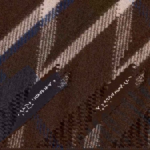 Heating & Plumbing London Evening Tales - Pure New Wool Blanket - Checkmate Mocha