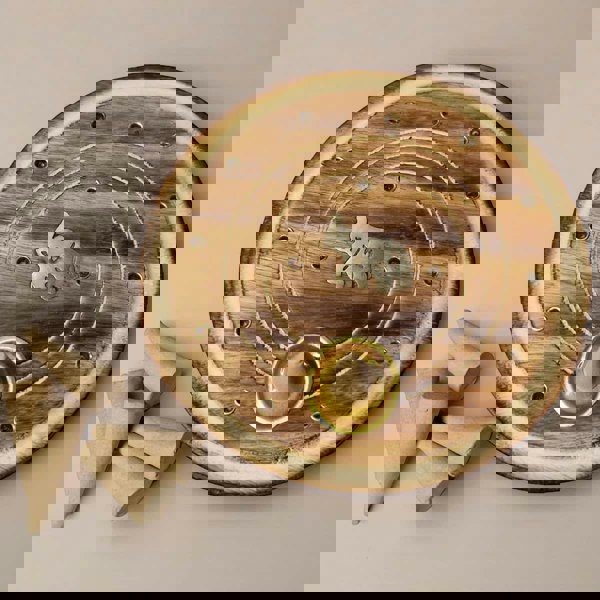 wooden incense burner