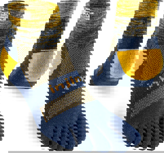 Injinji Men's Mid-Weight Trail Run Mini-Crew Toe Socks (INJ-TR-MC)