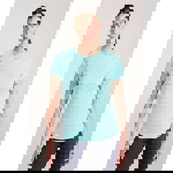 Mountain Warehouse Womens Endurance Striped T-Shirt - Green