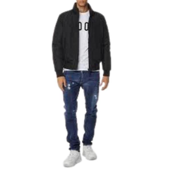 DSQUARED2 Icon Padded Bomber Black Jacket W34