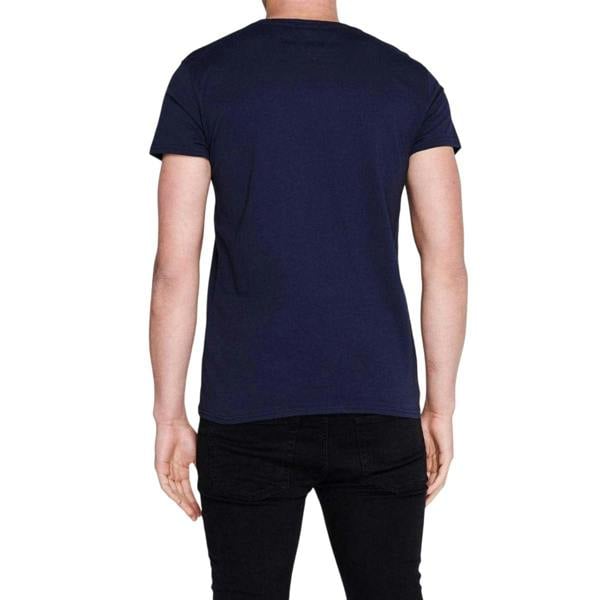 Tommy Jeans Mens Embroidered Logo Loose T-Shirt - Navy - 