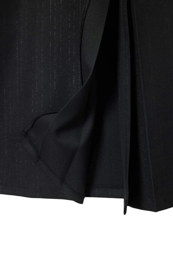 WOVCOR High Waist Midi Pencil Skirt with Front Slit