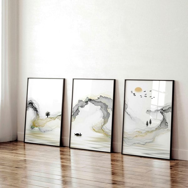 Wall Decorations For Office | set of 3 wall art prints