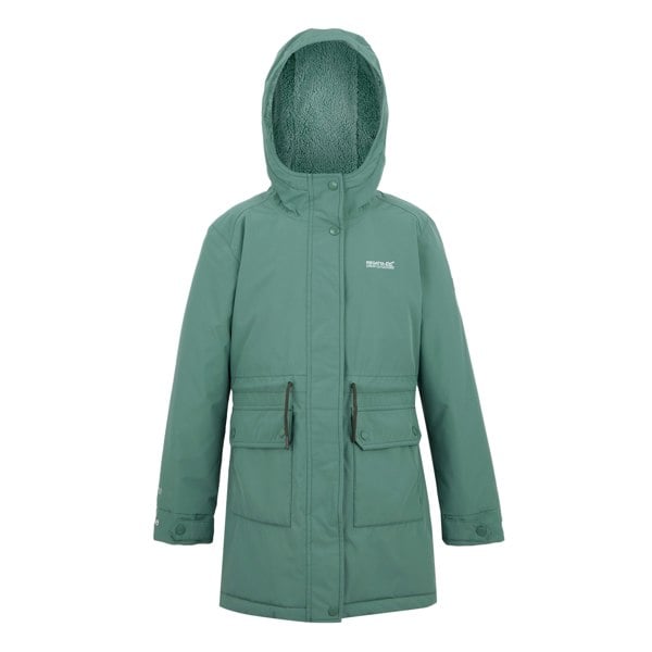 Regatta Kids Valenta Waterproof Jacket - Green Haze