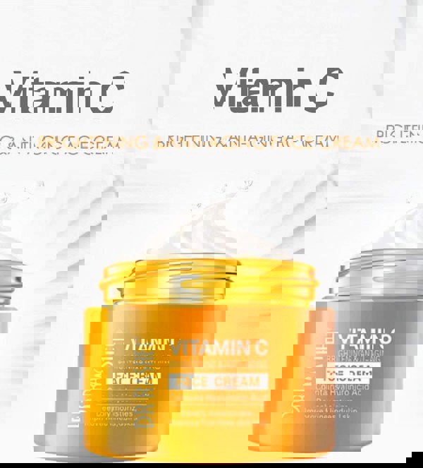 Dr Rashel Vitamin C Brightening & Anti Aging Face Cream with Hyaluronic Acid - 50g Tub