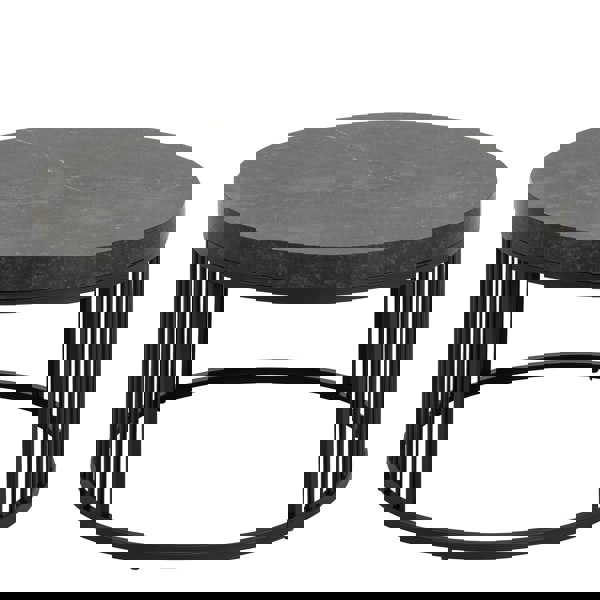 Furniture To Go Strington Round Coffee Table in Matt Black