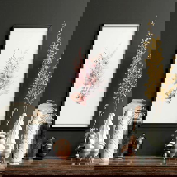 Large Paintings For Wall | Set of 3 Seashells Wall art Prints