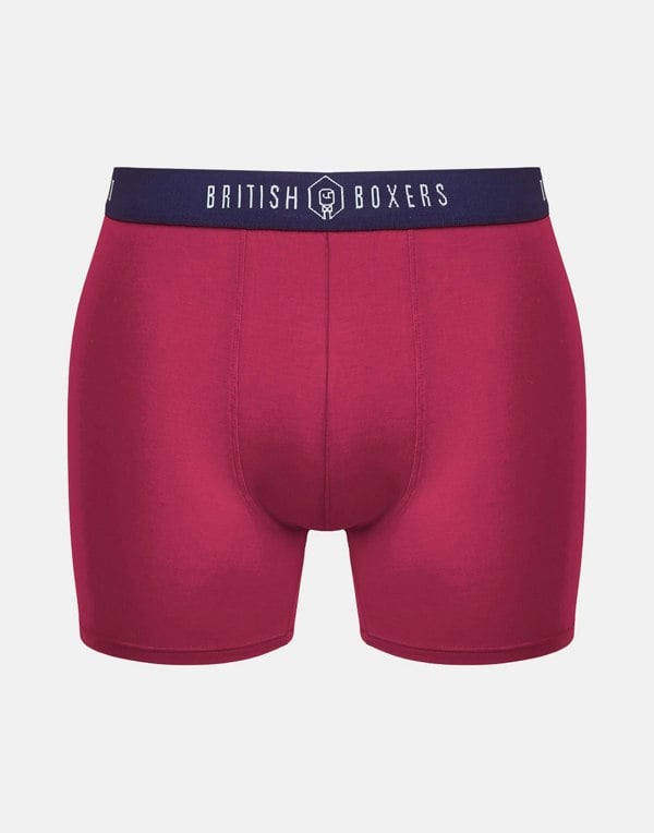 Bamboo Stretch Trunks – Rio Red - British Boxers