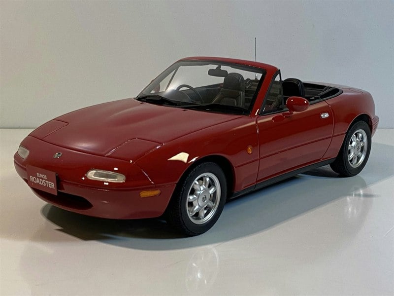 mazda eunos roadster red samurai series 1:18 scale kyosho ksr18031r