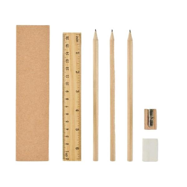 MidOcean Stox Stationery Set - Beige - 