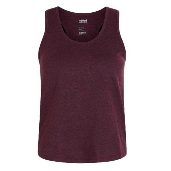 Girlfriend Collective Womens/Ladies Reset Relaxed Fit Training Tank Top - Plum