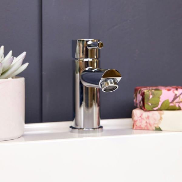 Flode Hunneberg Mono Basin Mixer Tap - Polished Chrome Finish