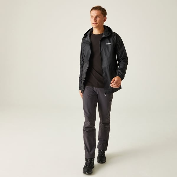 Regatta Men's Pack It III Waterproof Pack Away Jacket - Black