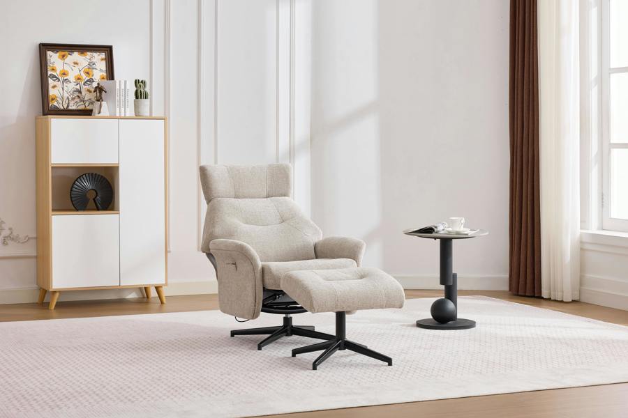 Newbridge Swivel Chair and Footstool
