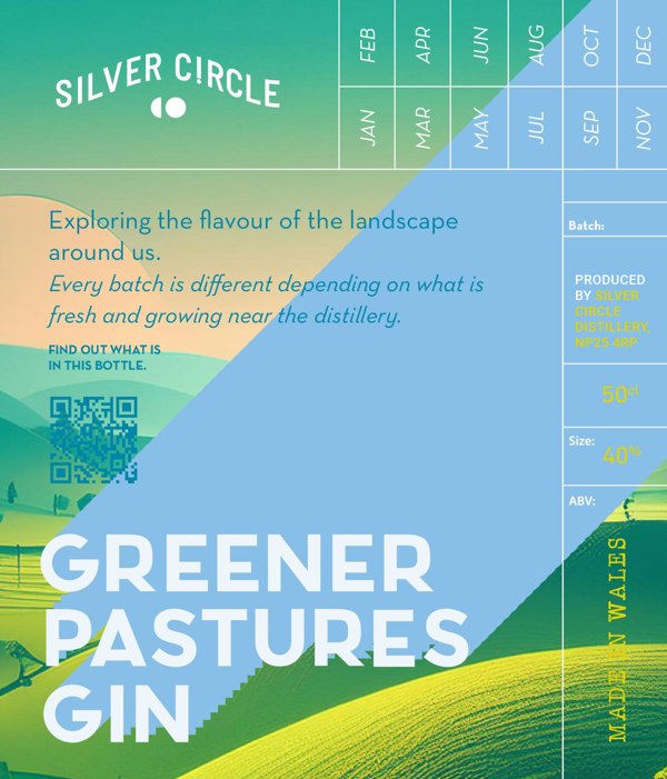 Silver Circle Distillery Greener Pastures Gin - Batch 1