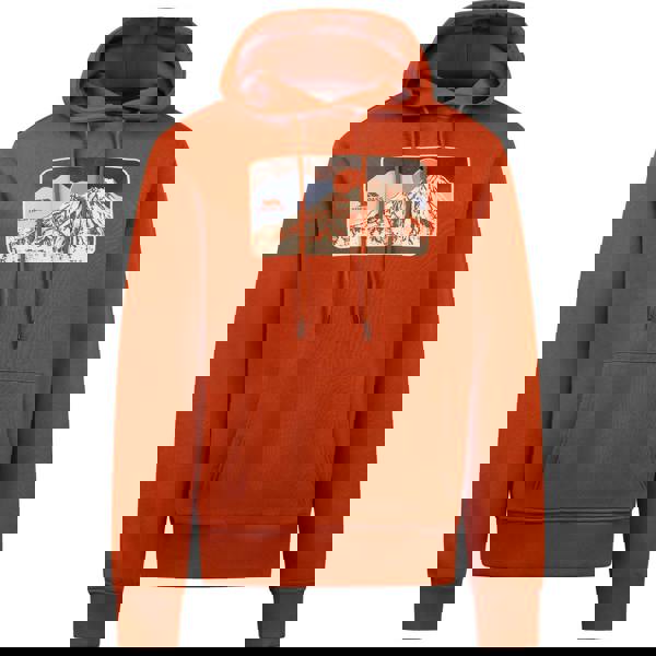 Trespass Mens Norton Mountain Hoodie - Burnt Orange - 