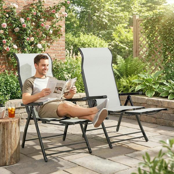 Outdoor Lounge Chair Set